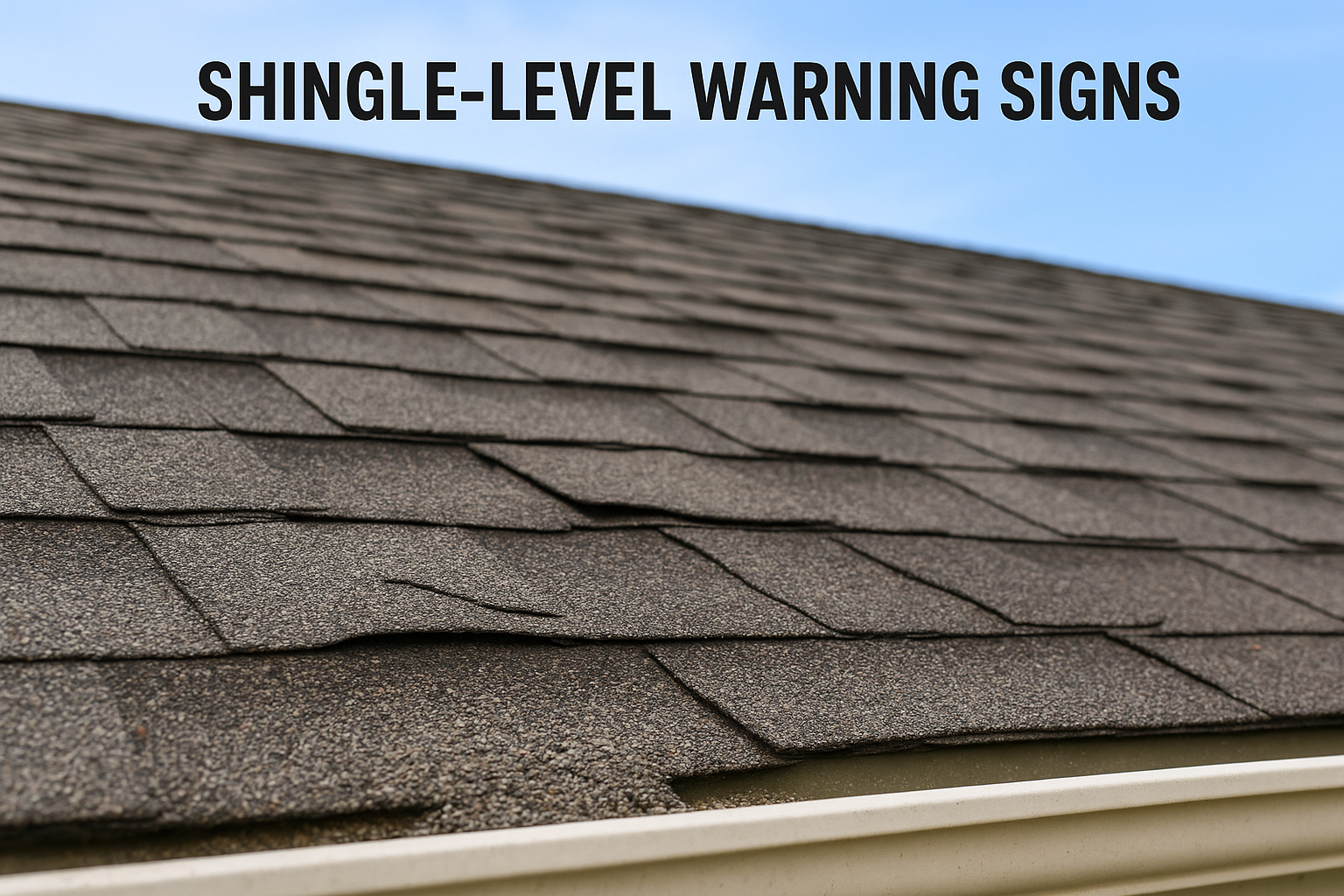 Shingle-level warning signs