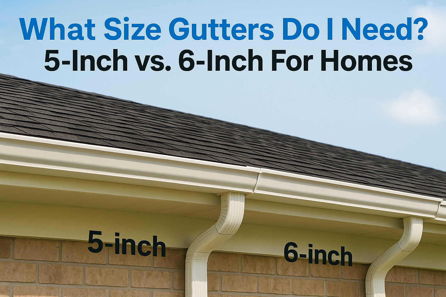 What Size Gutters Do I Need? 5-Inch Vs. 6-Inch For Homes