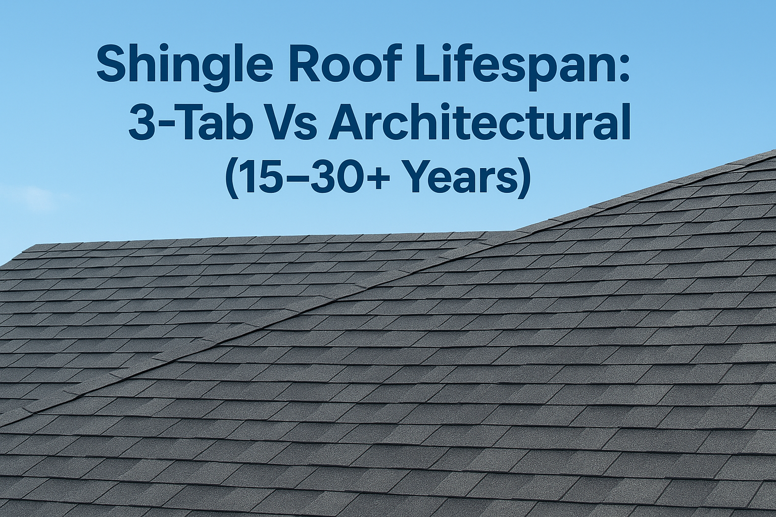 Shingle Roof Lifespan: 3-Tab Vs Architectural (15–30+ Years)