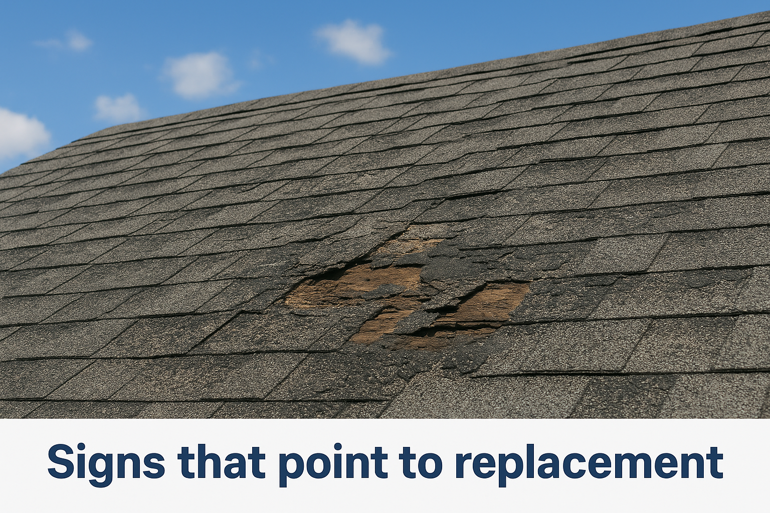 Signs that point to replacement