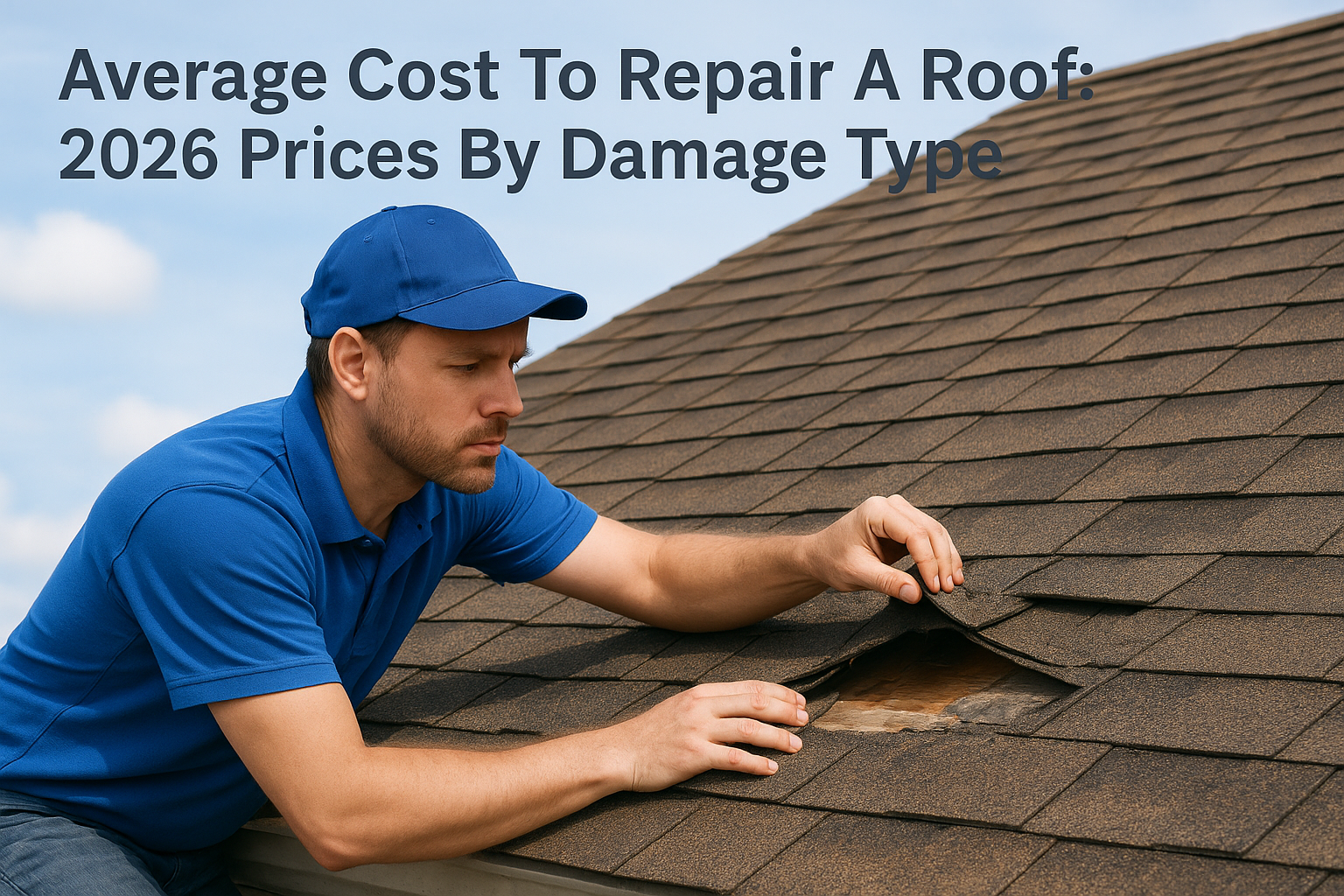Average Cost To Repair A Roof: 2026 Prices By Damage Type