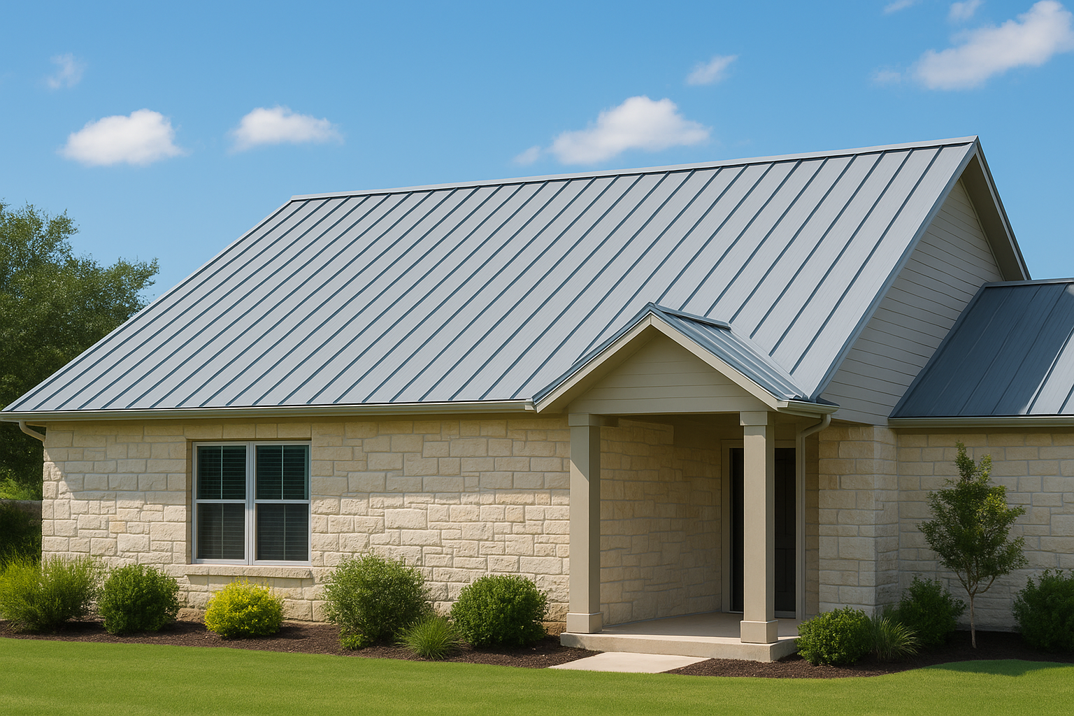 1. Metal roofing