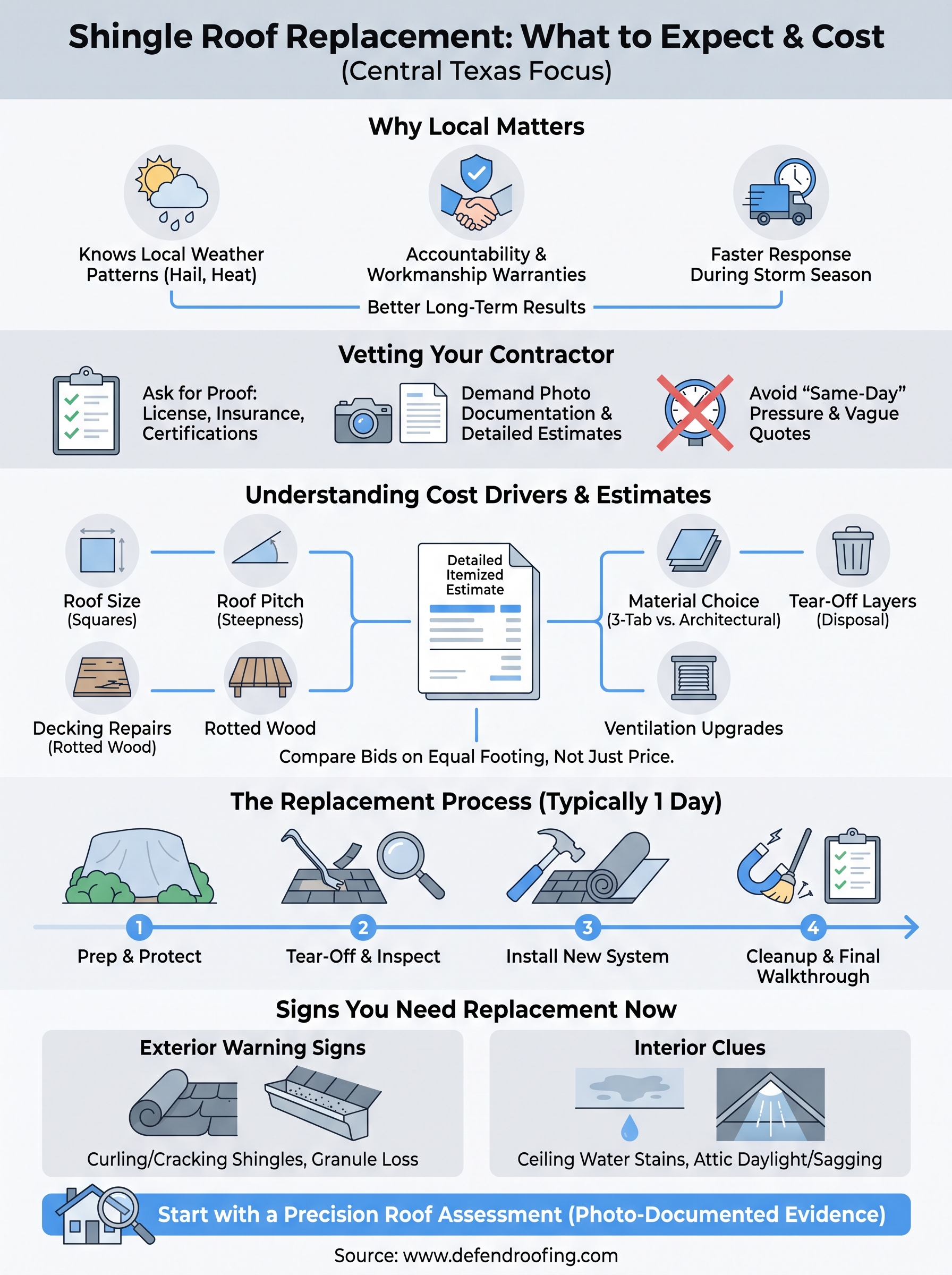 shingle roof replacement near me infographic
