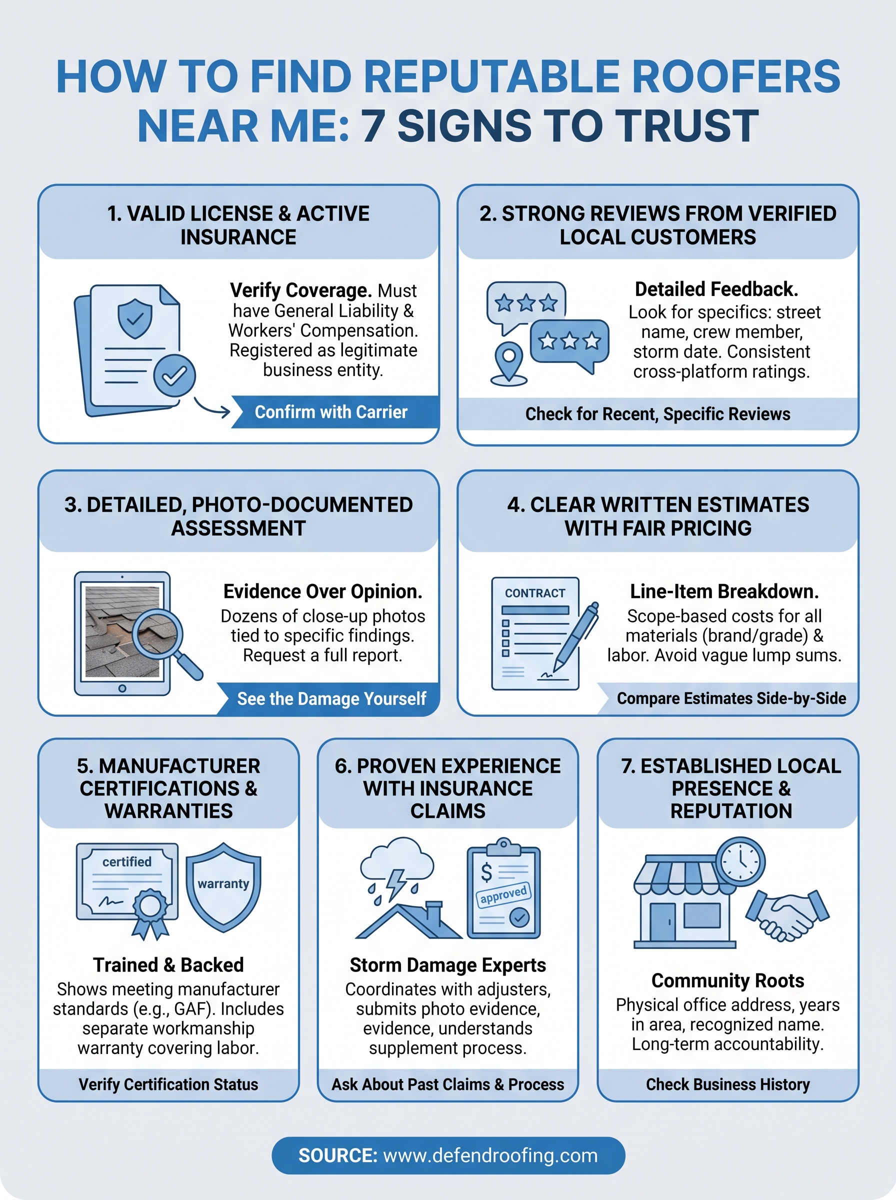 reputable roofers near me infographic
