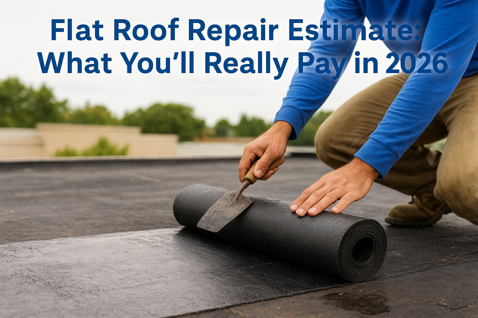 Flat Roof Repair Estimate: What You'll Really Pay in 2026