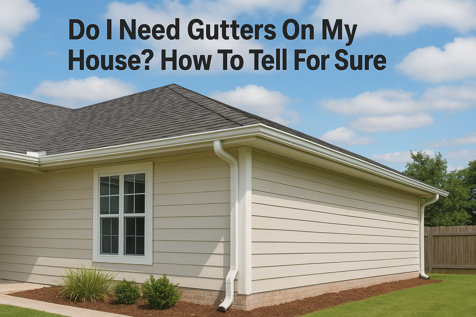 Do I Need Gutters On My House? How To Tell For Sure