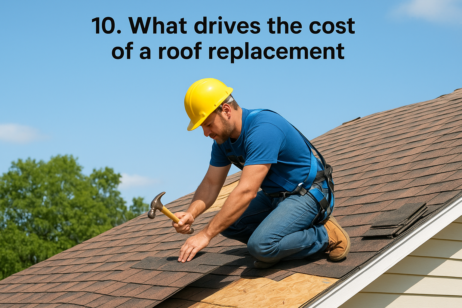 10. What drives the cost of a roof replacement