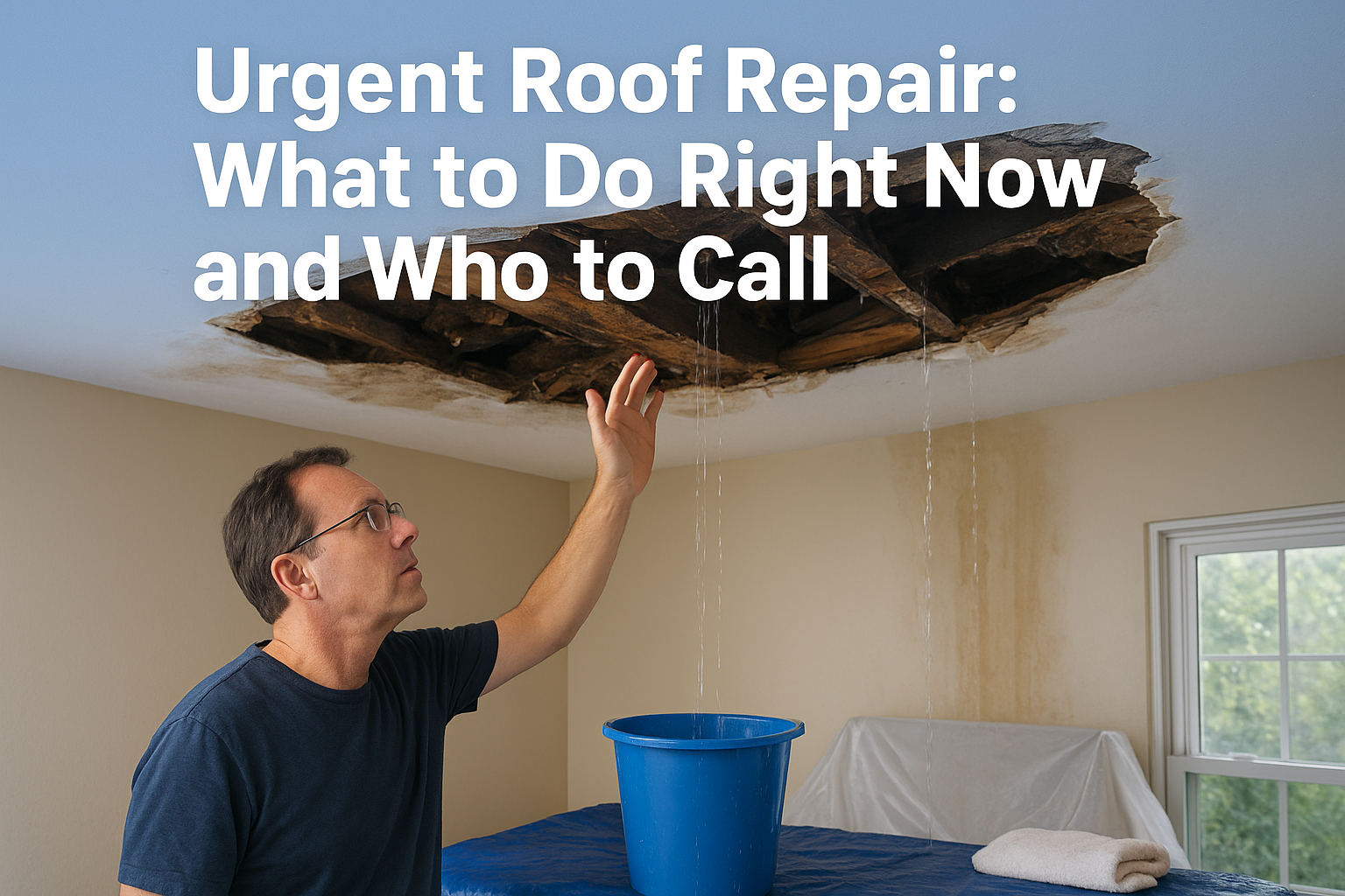Urgent Roof Repair: What to Do Right Now and Who to Call