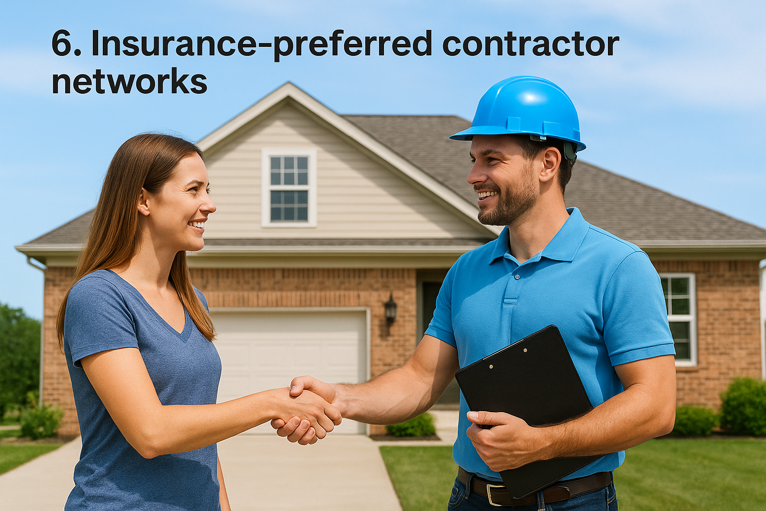 6. Insurance-preferred contractor networks