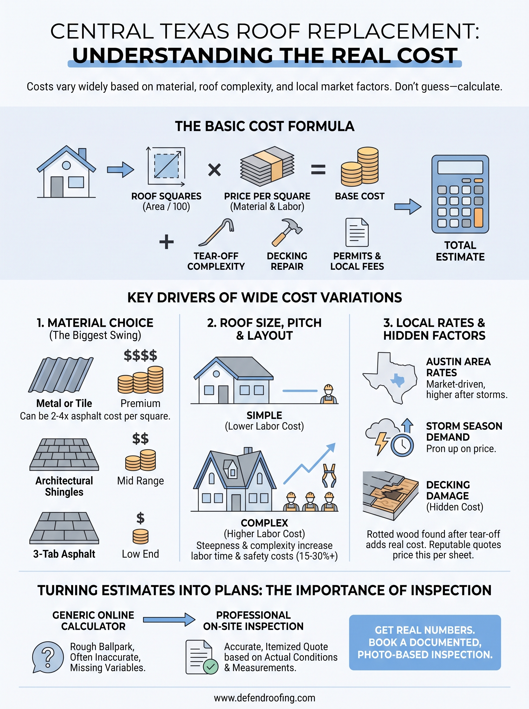 cost of replacement roof infographic