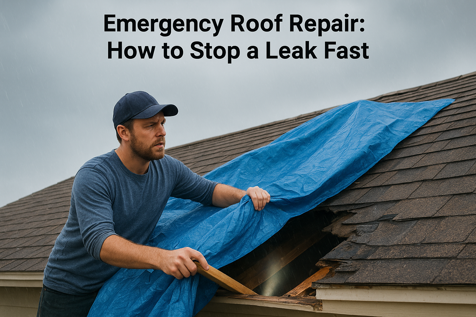 Emergency Roof Repair: How to Stop a Leak Fast