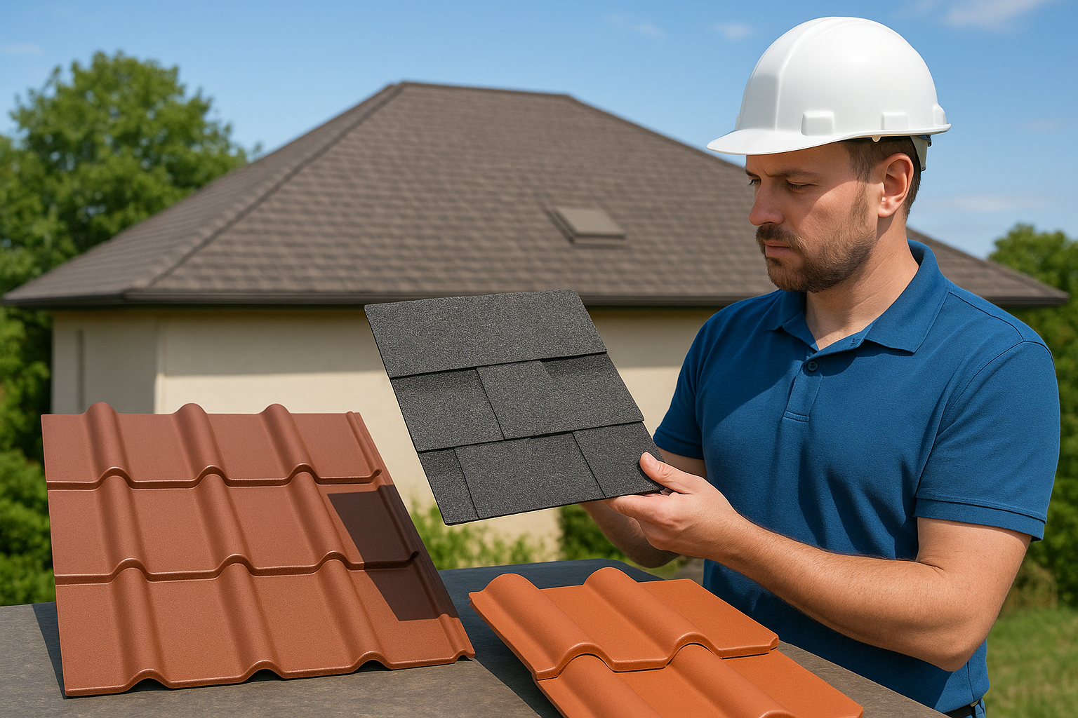 Compare roofing material options