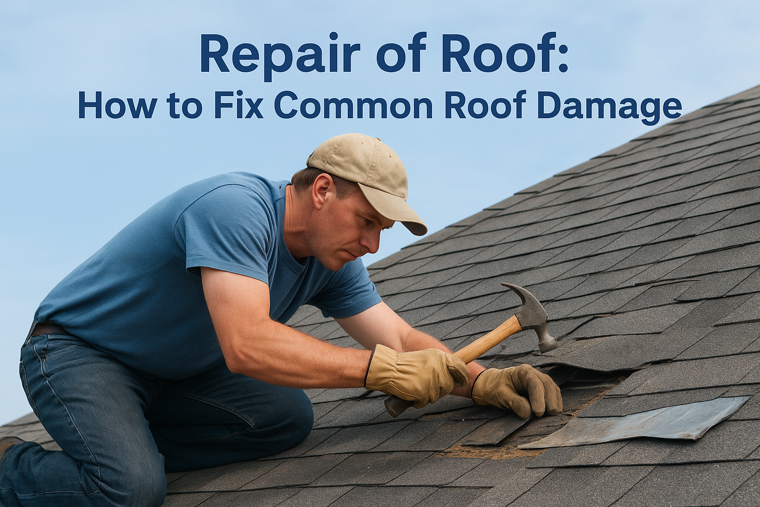 Repair of Roof: How to Fix Common Roof Damage