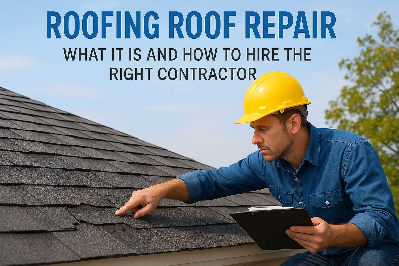 Roofing Roof Repair: What It Is and How to Hire the Right Contractor