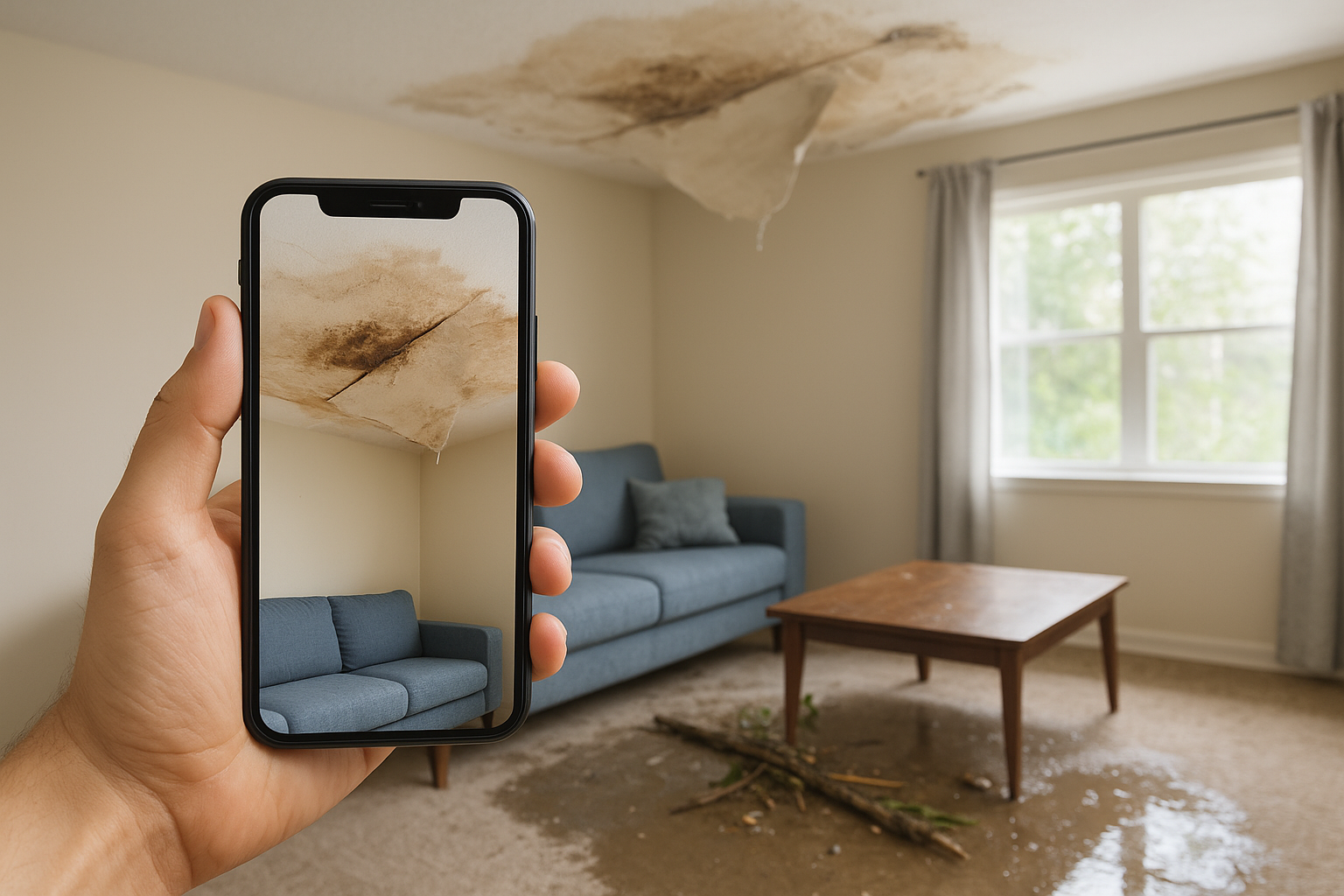 Step 3. Document the damage before you clean up