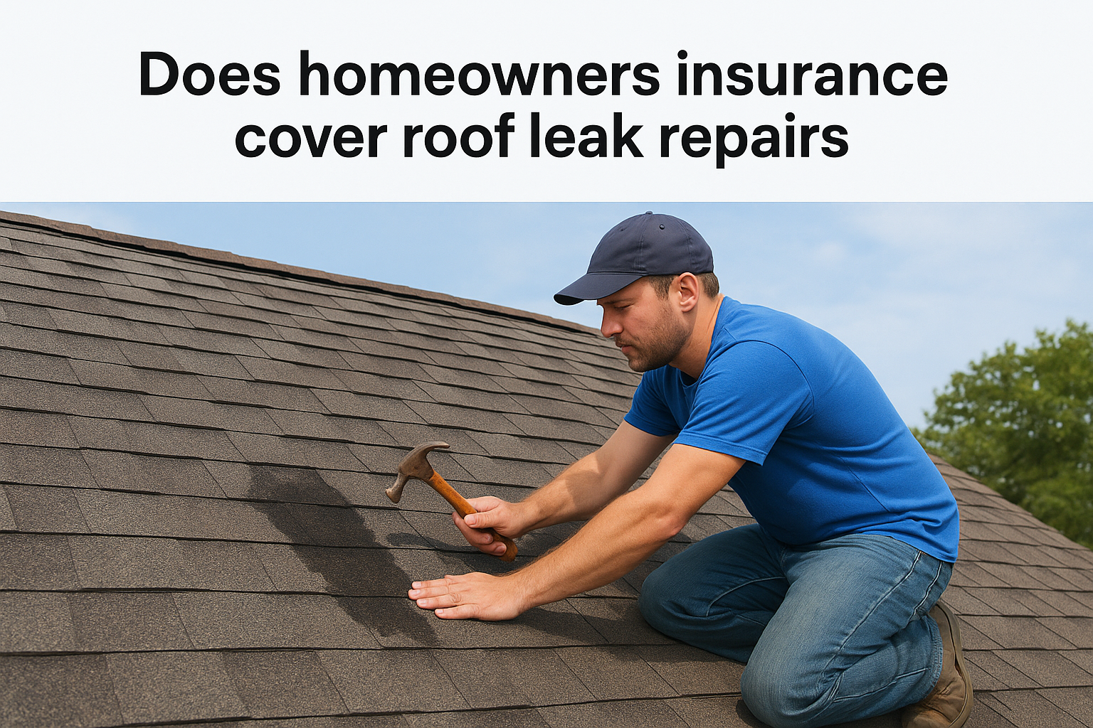 Does homeowners insurance cover roof leak repairs