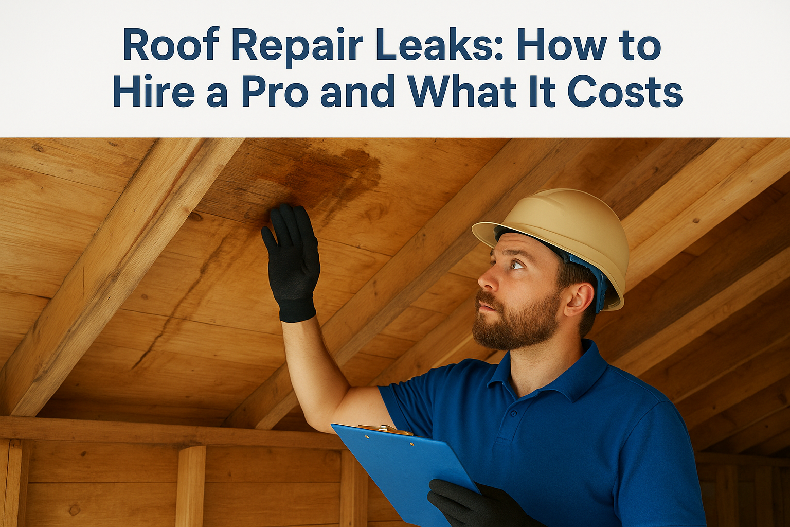 Roof Repair Leaks: How to Hire a Pro and What It Costs