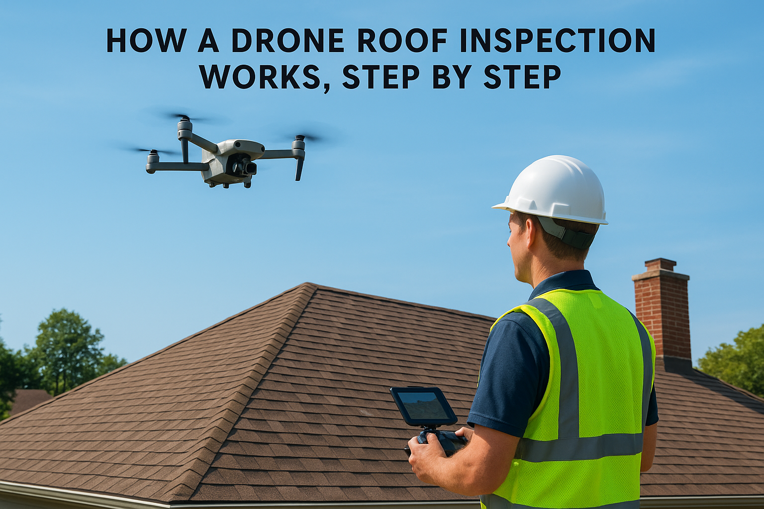 How a drone roof inspection works, step by step