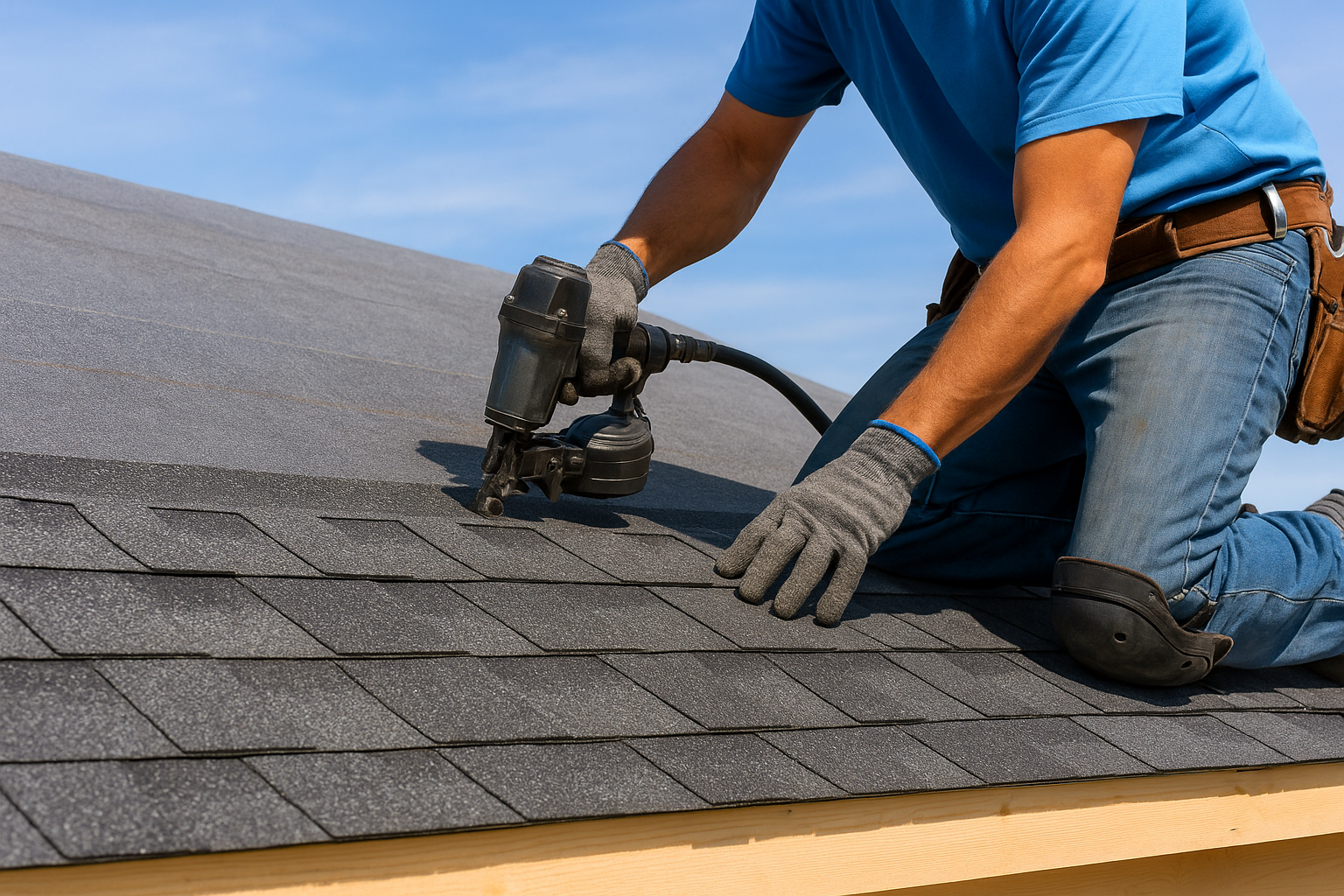 Step 3. Install the new asphalt shingles