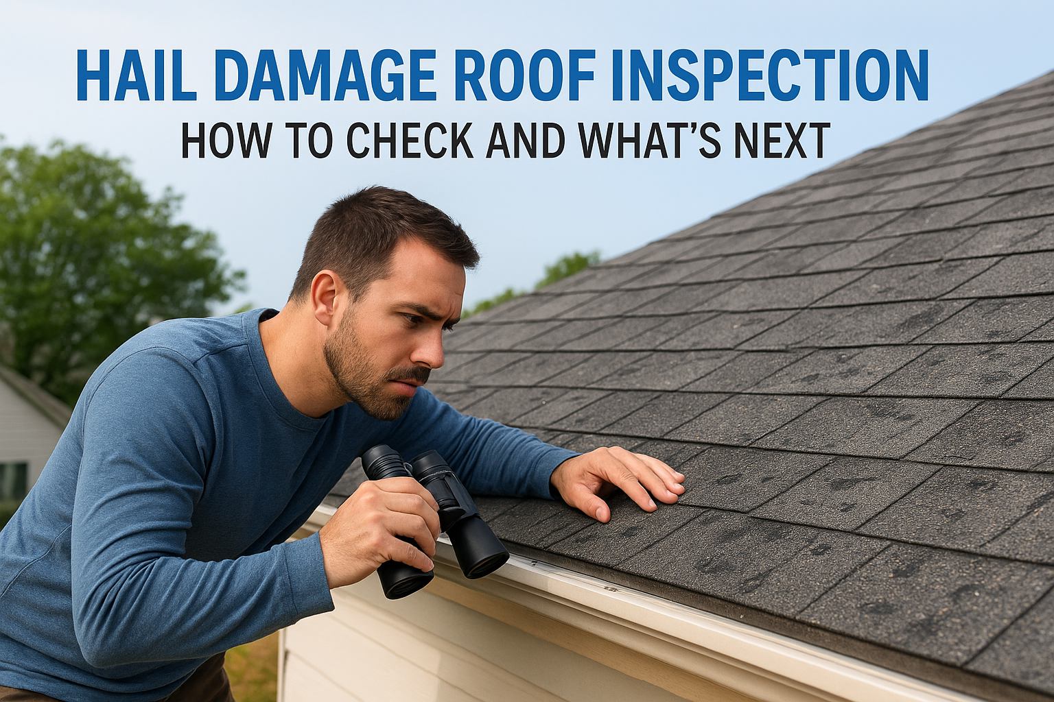 Hail Damage Roof Inspection: How to Check and What's Next