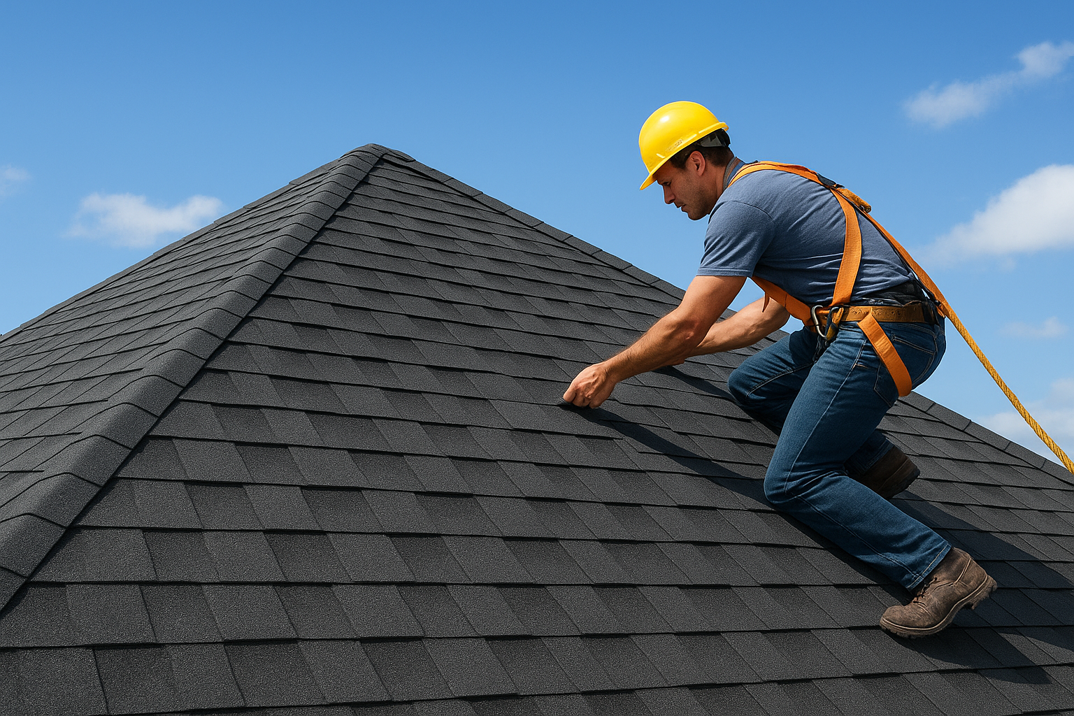 Size and pitch of your roof
