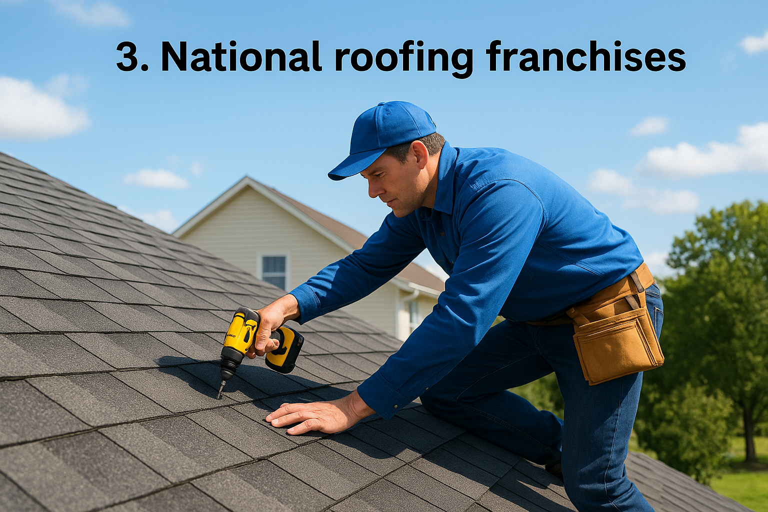 3. National roofing franchises