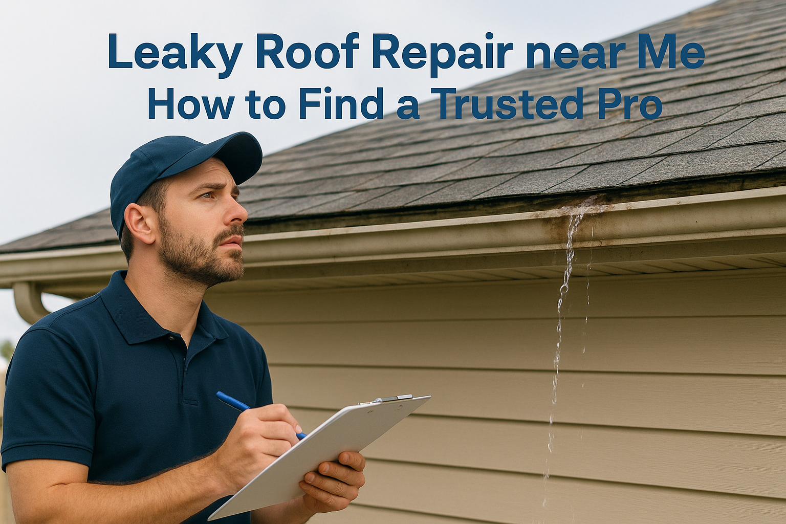 Leaky Roof Repair near Me: How to Find a Trusted Pro