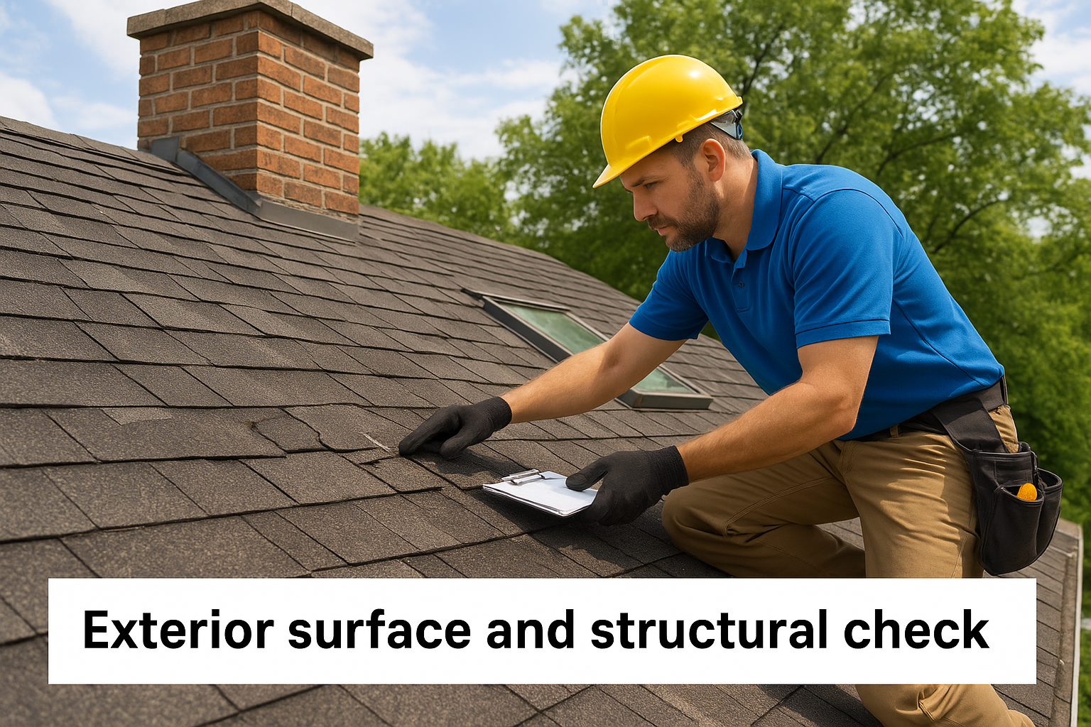 Exterior surface and structural check