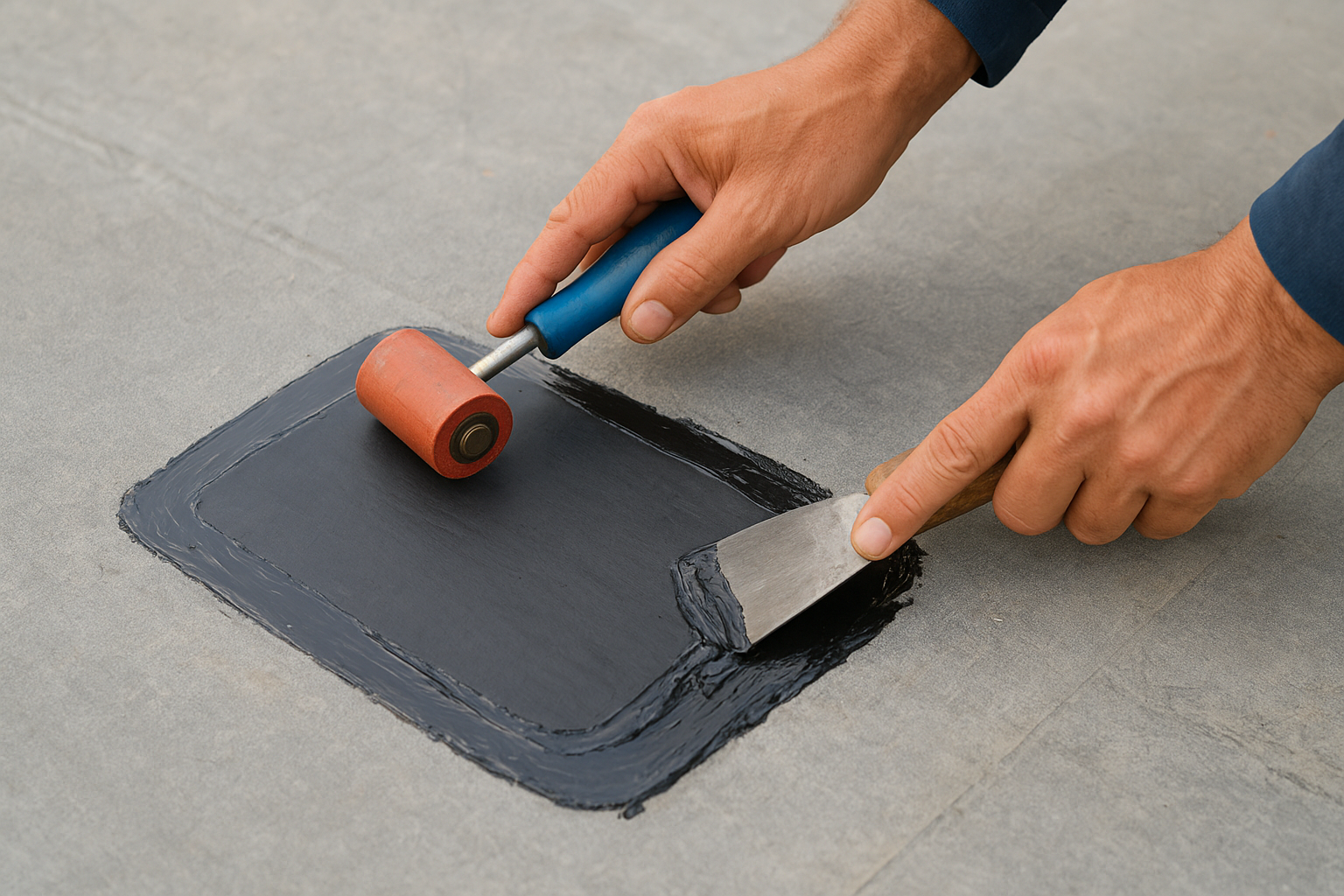 Step 3. Patch, seal, or reseal the membrane