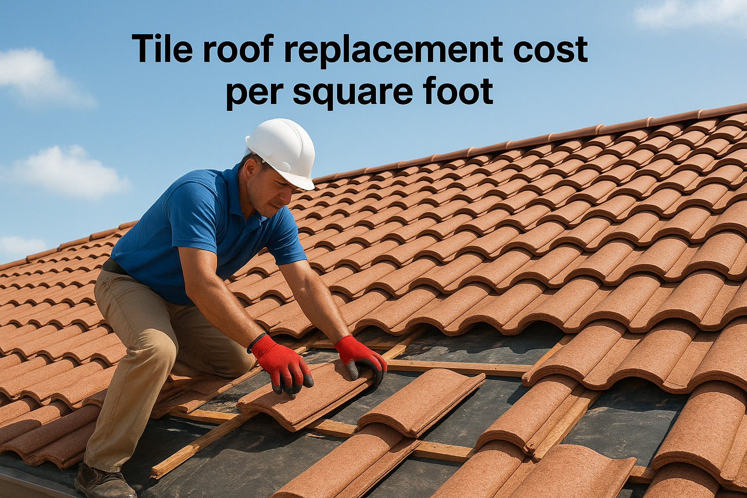 Tile roof replacement cost per square foot