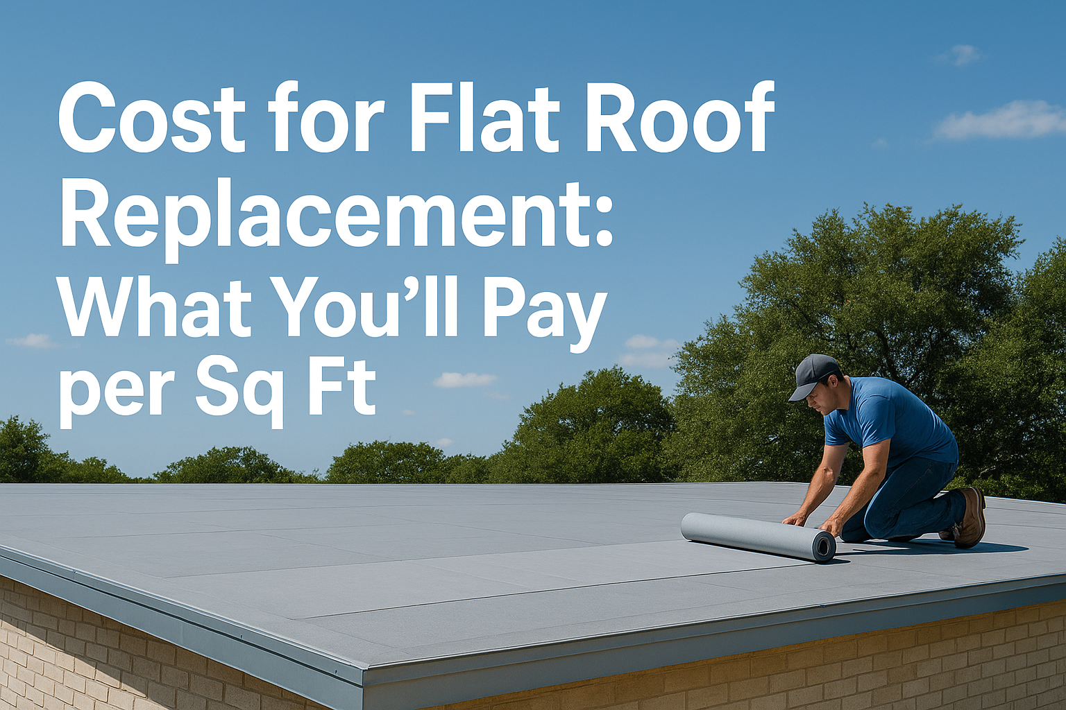 Cost for Flat Roof Replacement: What You'll Pay per Sq Ft