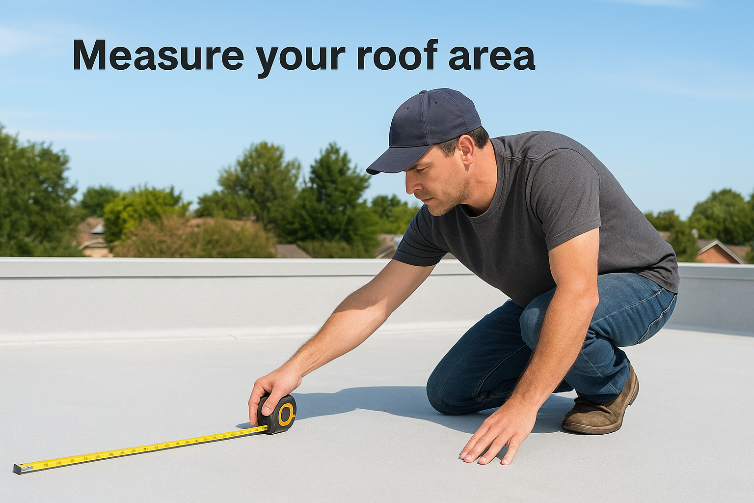 Measure your roof area