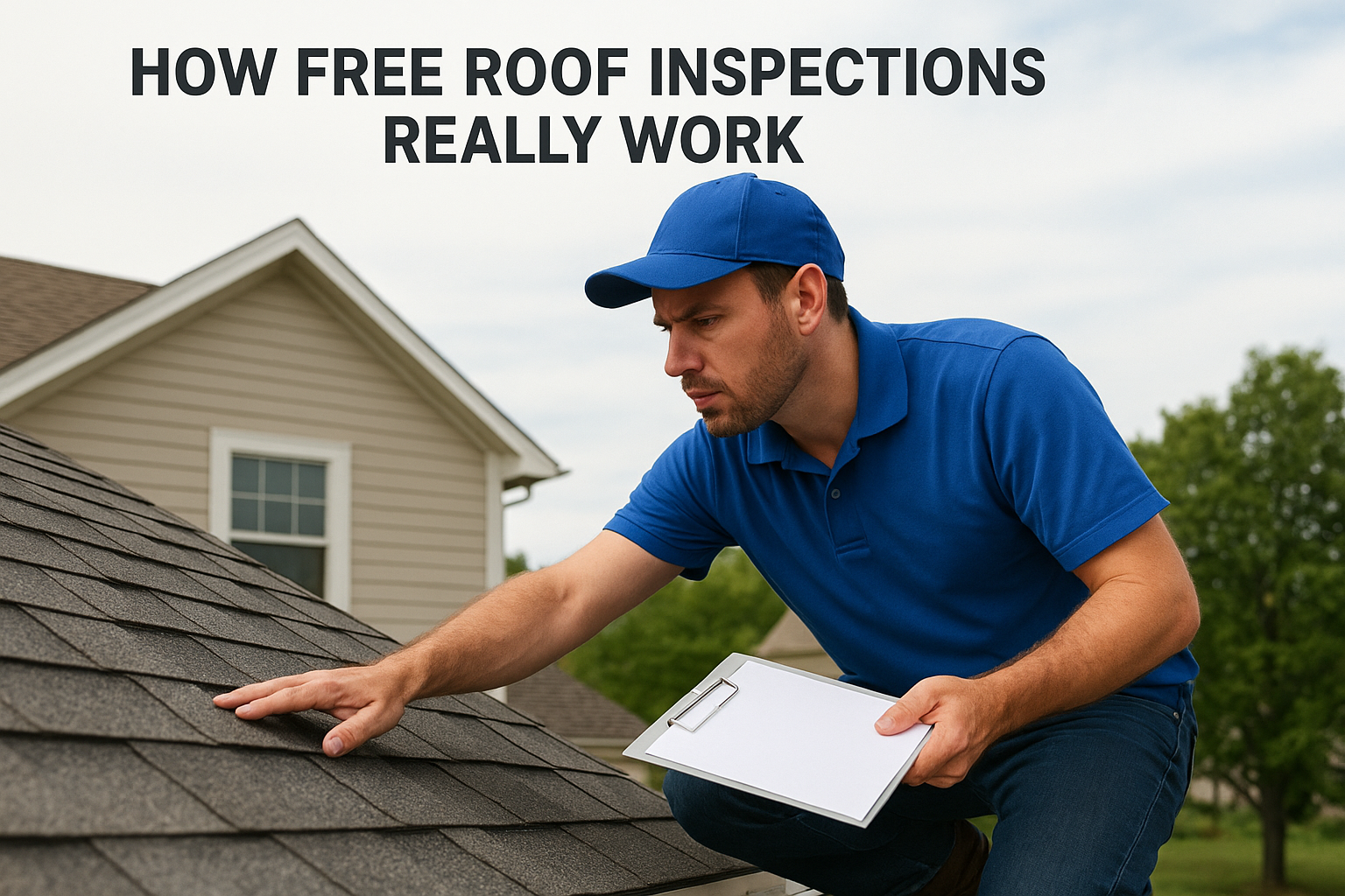 How free roof inspections really work