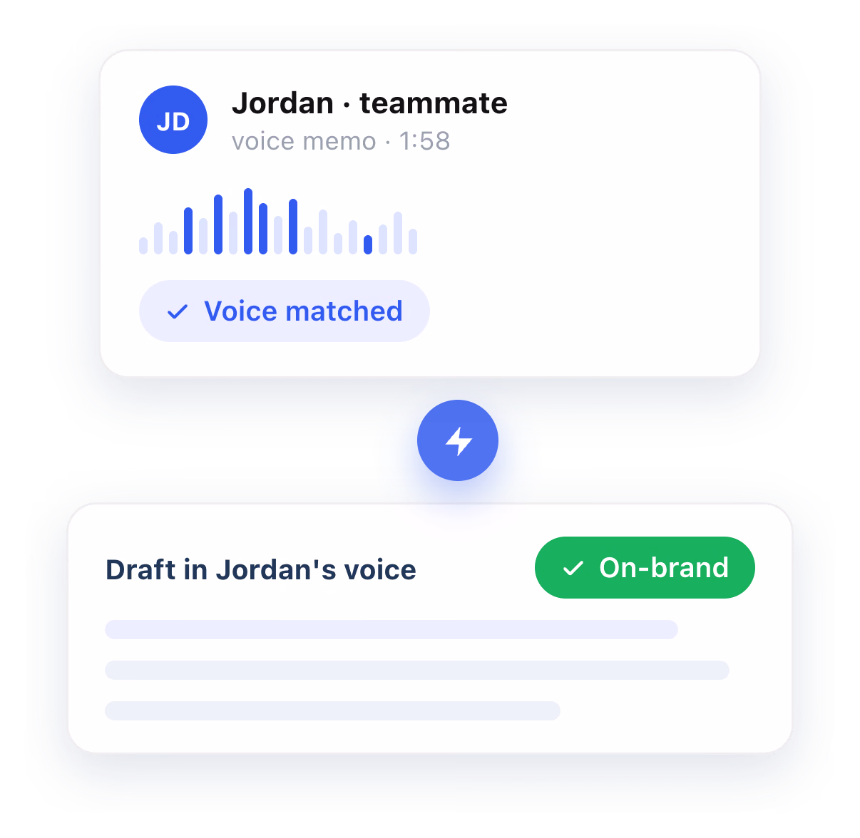 Taplio turns a voice memo into on-brand LinkedIn drafts
