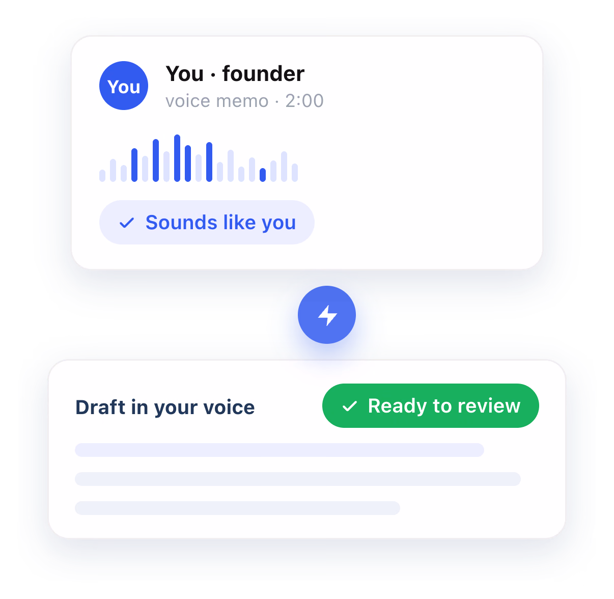 Taplio turns a voice memo into on-brand LinkedIn drafts