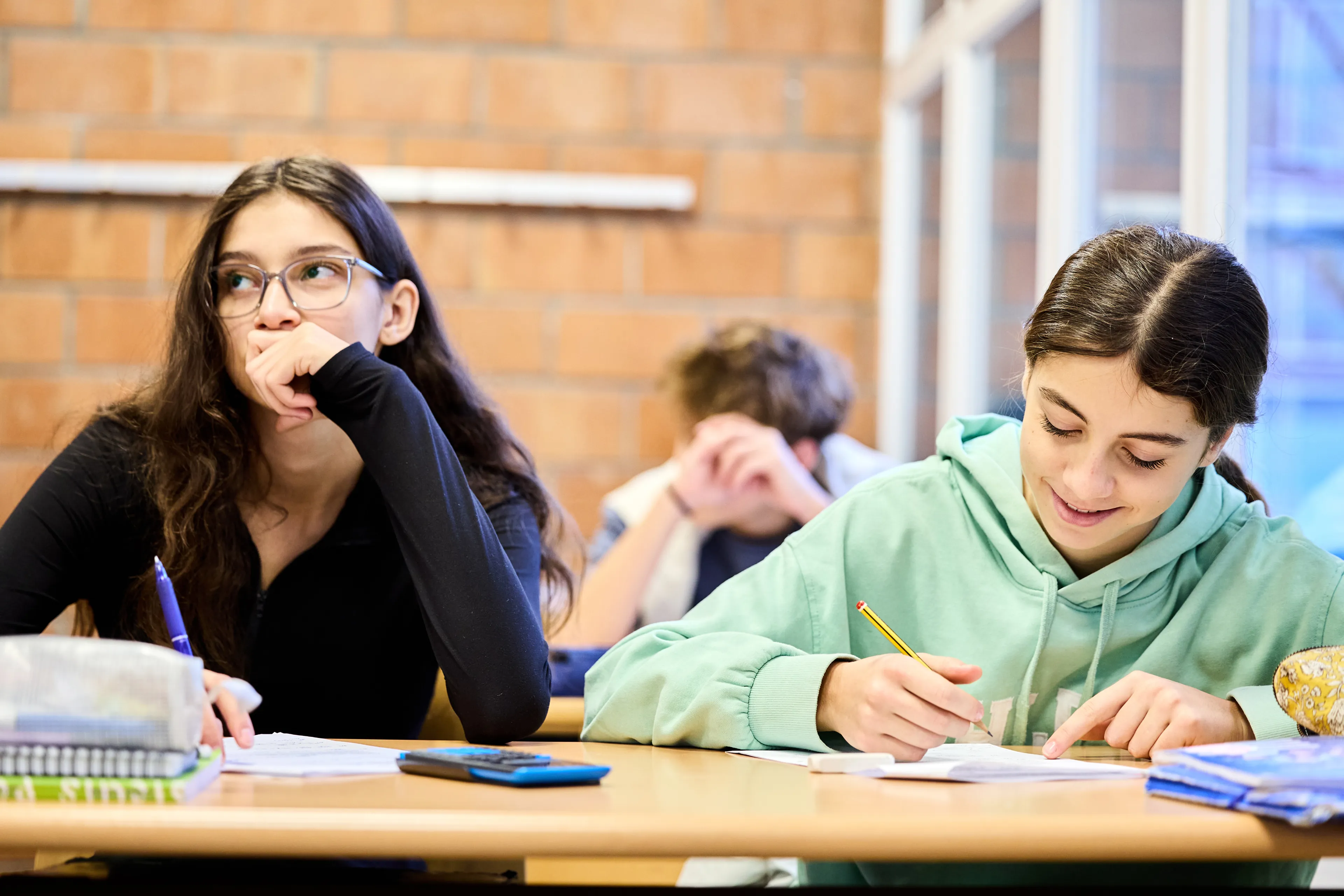 élèves d'une école privée à Lausanne