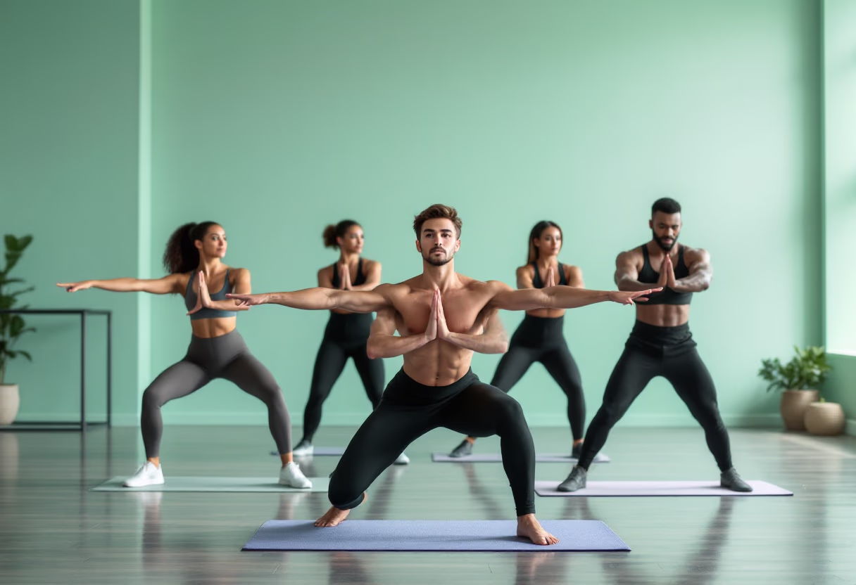 image of personal training session at a gym