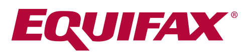 Equifax logo in red text.