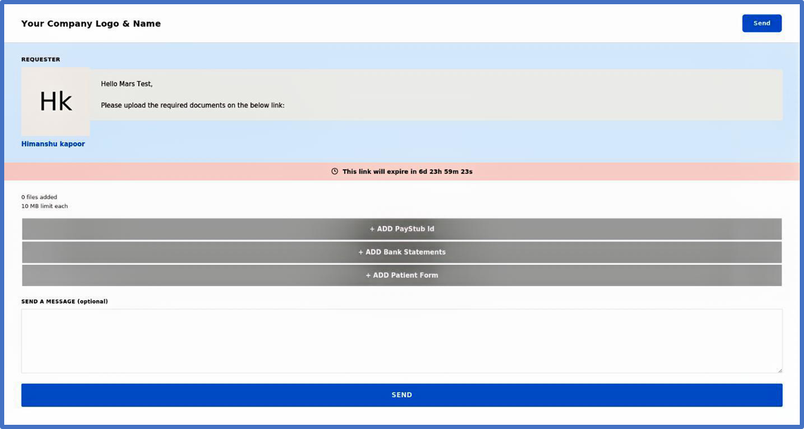 Frictionless Upload Experience for Your Clients
