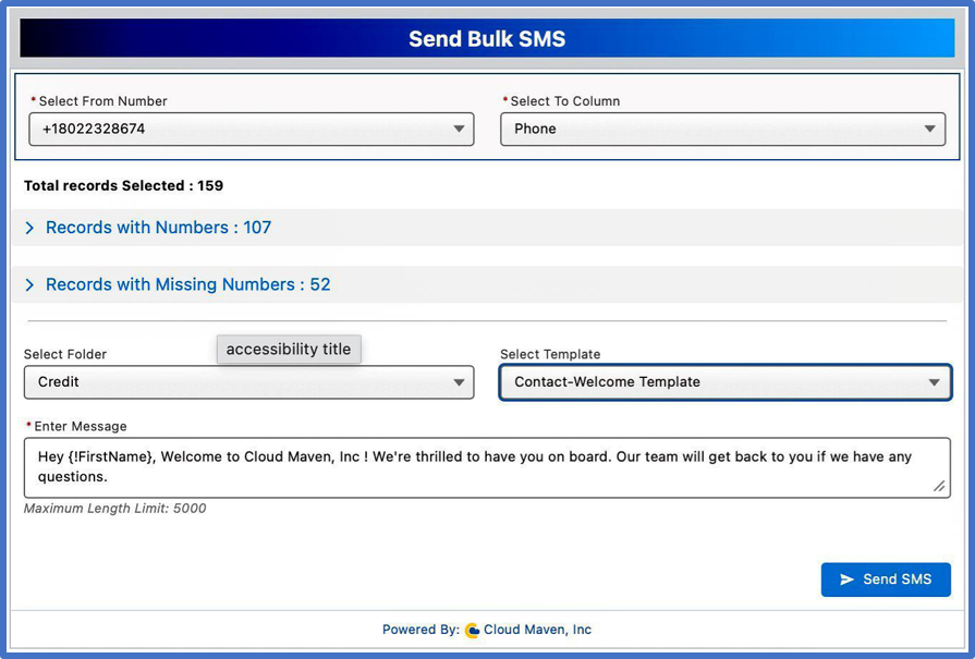 Bulk Messaging In A Single Click