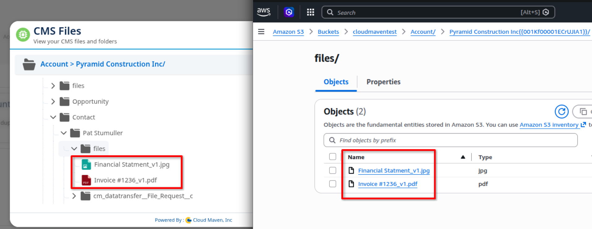 CMS and Amazon S3 file views 