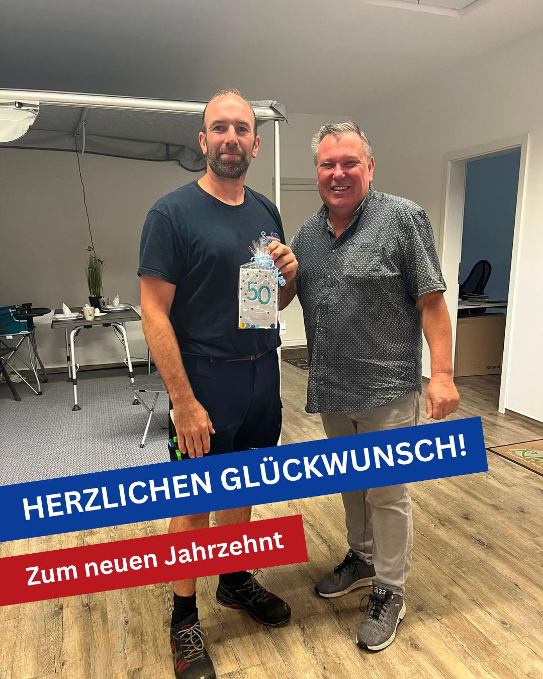 Herlichen Glückwunsch Jan