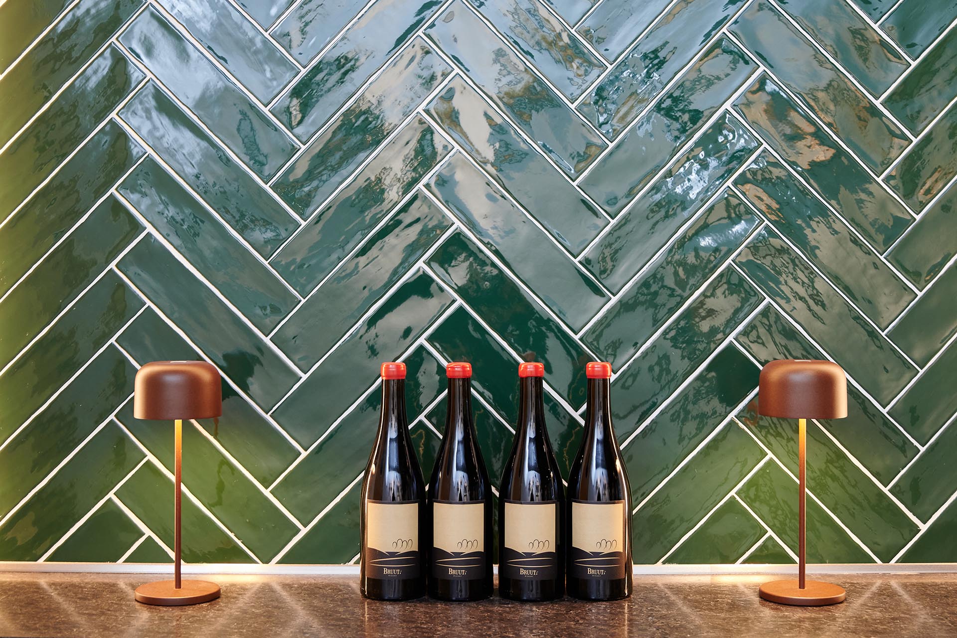 atelier artutti wijnflessen