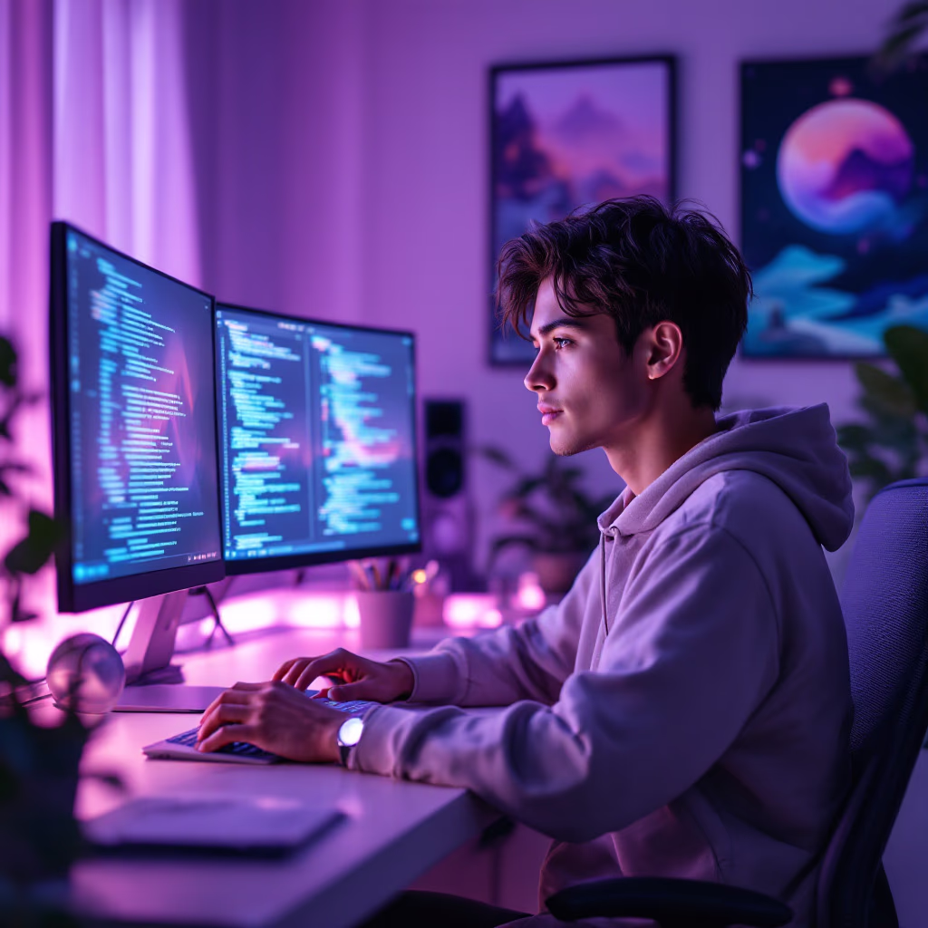 image of behindthescenes creation (for a game development company), [team]