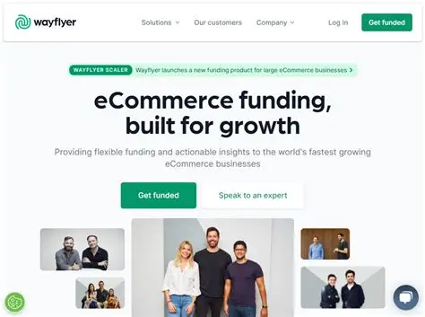 Wayflyer ecommerce funding platform providing flexible growth capital for fast-scaling online businesses