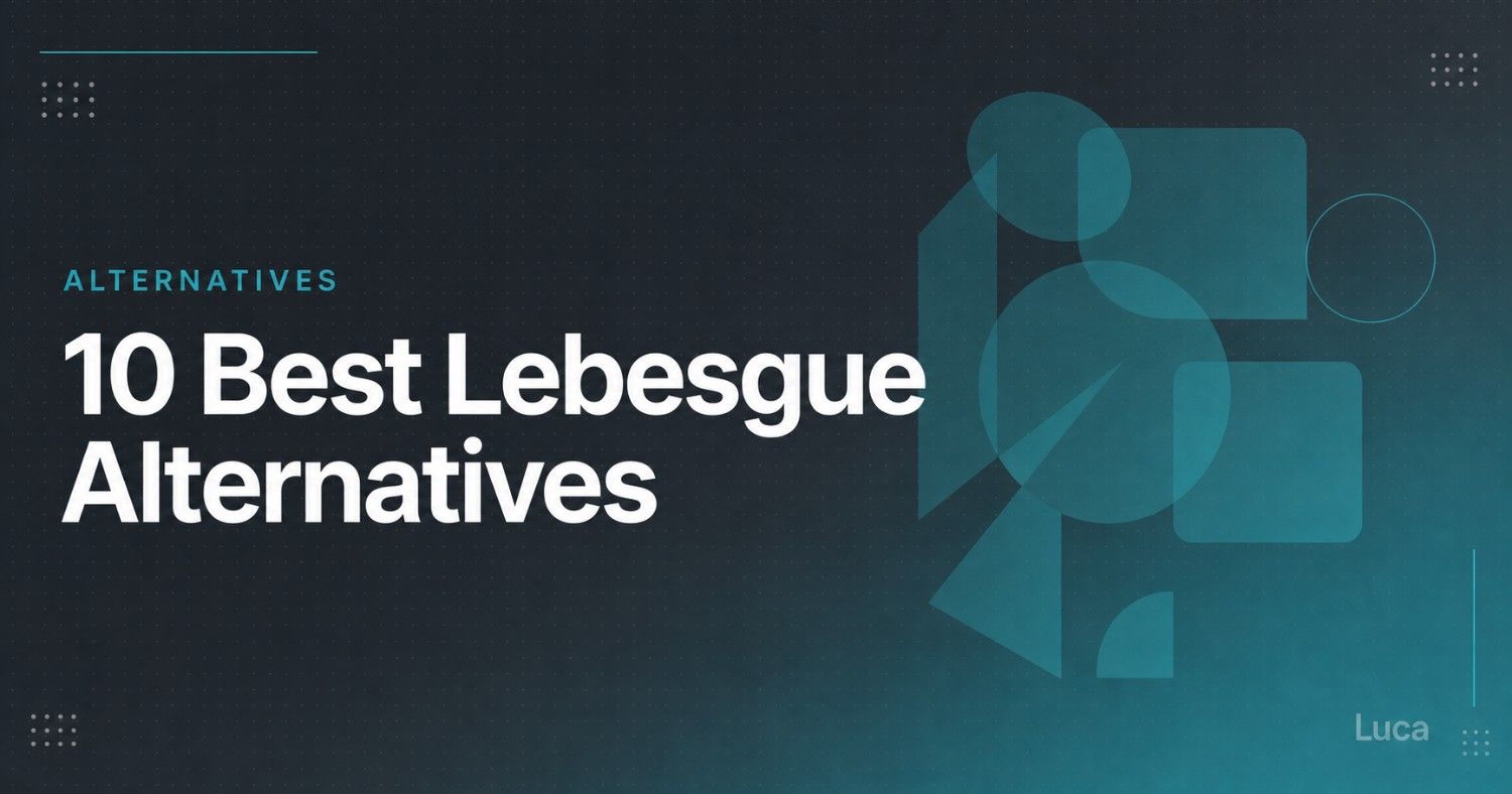 10 Best Lebesgue Alternatives cover graphic for the Luca guide to ad spend, CAC, and competitor insights