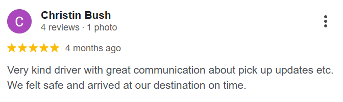 Google Review - Athens Taxi Hub