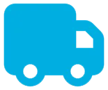 Toimitusvarmuus, ikoni: kuorma-auto