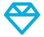 Laatu, ikoni: timantti