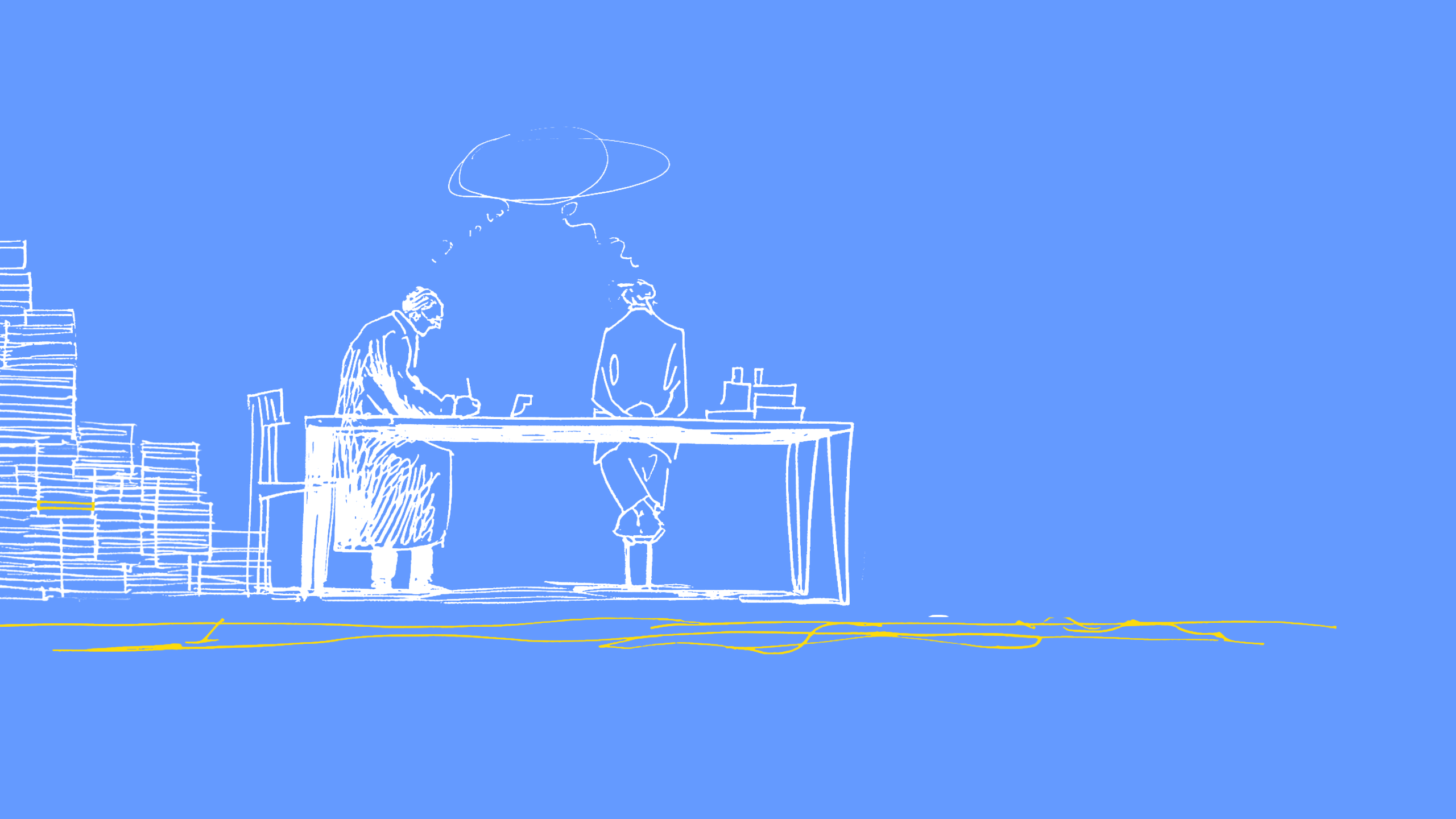 Engineer working alone at a drafting table, surrounded by accumulated documentation workload, representing the pressure of overcapacity in structural engineering delivery